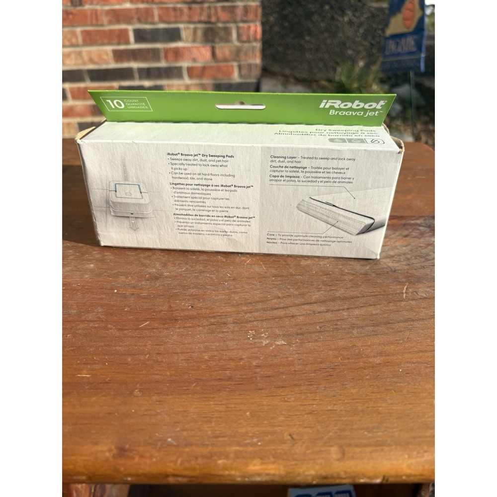iRobot Braava Jet Dry Sweeping Pads- 10 Cleaning Pads